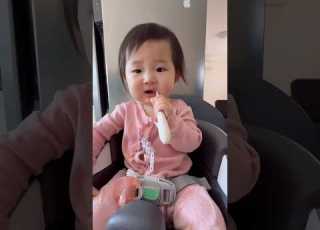 Baby Valerie Brushing Her Teeth Babyvalerie 10m Baby Girl Only Got 2 Teeth Cute Funny Moment
