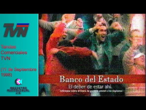 Tandas Comerciales TVN Red Biobio 11 De Septiembre 1998