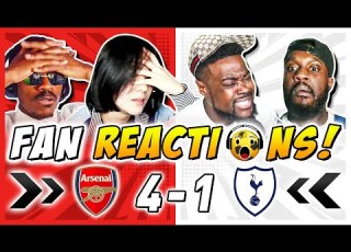  Spurs Fans FUMING Reactions To Arsenal 4 1 Tottenham Premier League Fan Reactions