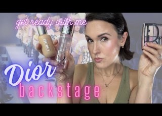 GRWM Full Face Dior Backstage Face And Body Foundation Concealer Blushes And New Setting Spray