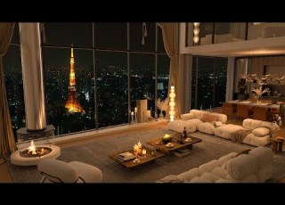  Luxurious Jazz Escape 4K Serene Ambiance In A Sophisticated Living Room For Calm And Focus