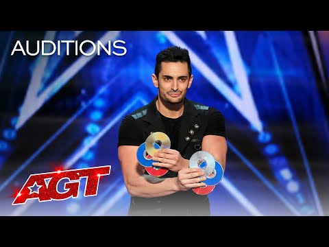 Magician Florian Sainvet Performs Mind Bending Magic With CDs America S Got Talent 2020
