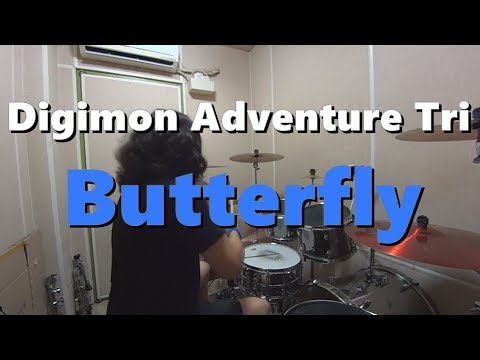 Butterfly Digimon Adventure Tri OP Drum Cover By Boogie Drum