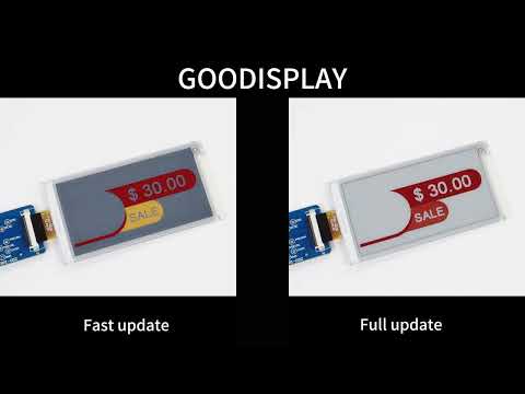 Industrial 2 66 4 Color E Ink Display 12s Fast Refresh 152 DPI Ultra Low Power