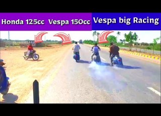  Honda 125cc Vaispa Scooter Who Do You Think Will Win In This Racing On Honda Vaispa Racing