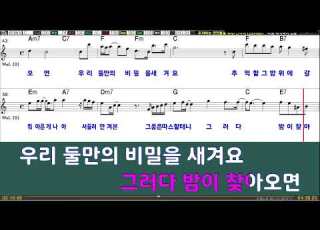주저하는연인들을위해 잔나비 C조악기맞춤키