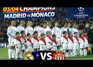 Real Madrid Vs Monaco 4 2 UCL 2003 2004 Santiago Bernabéu