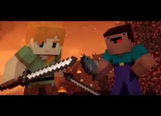 Клип Бада бум Animation Minecraft