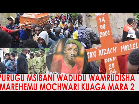 VURUGU MSIBANI WADUDU WARUDISHA MAITI MOCHWARI NA KUAGA MARA YA PILI WAFUNGA BARABARA