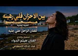  بين الاحزان قلبي رهينه اغنية يمنية للفنان الراحل علي عنبه غناء الذكاء الاصطناعي