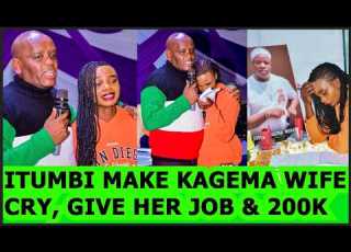 DENNIS ITUMBI SURPRISES KAGEMA S WIFE WITH KSH 200K AND A JOB TO ENTERTAIN PEOPLE