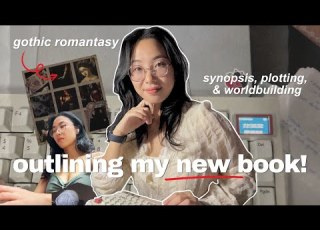 Writing Vlog Ep 01 Outlining My NEW Gothic Fantasy Book Project CRYPTS