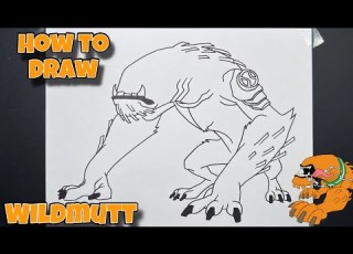  How To Draw Wildmutt Ben 10 Step By Step Drawing Ben10