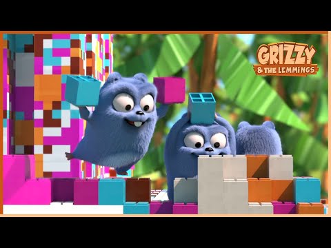 Lego Wars Grizzy The Lemmings Minecraft Compilation Cartoon For Kids