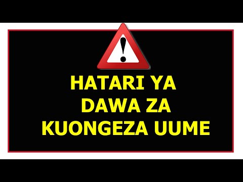 Hatari Ya Dawa Za Kuongeza Uume