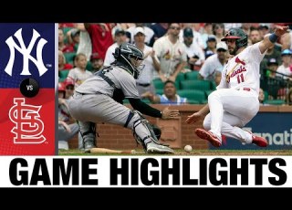 Yankees Vs Cardinals Game Highlights 8 7 22 MLB Highlights