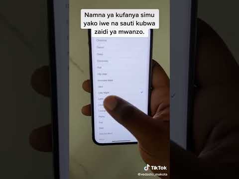 Namna YA Kuifanya Simu YAKO Iwe NA Sauti Kubwa