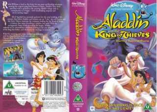 Aladdin And The King Of Thieves UK VHS Opening 1997 Edition
