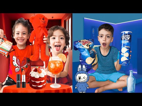 تحدي البيوت الملونه واخيرا شو عملو ببيوتهم الحكم إلكم النهايه صدمه للكل LoLo Ghazal