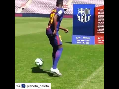 Ousmane Dembele HUGE FAIL At Barcelona Presentation