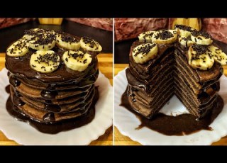  بان كيك كاكاو سهل و اقتصادي CACAO PANCAKES RECIPE SOFT EASY