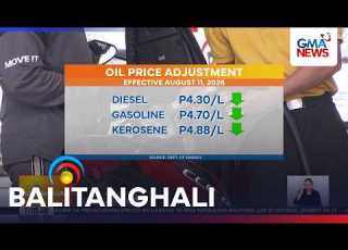  Oil Price Adjustment Effective August 11 2026 Balitanghali