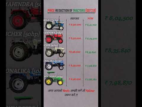 Tractors New Gst Price New GST Price Trector Trector Mahindra Tractorindia