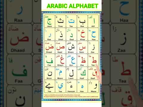 Alif Baa Taa Arabic Alphabet Easy Haroof E Tahaji Learn Quran Basic
