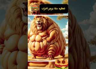 من ريشة إلى أسد رحلة اللياقة المذهلة لهذا الأسد Funnyshorts Scary اسرار Facts معلومات