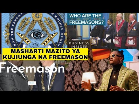 FREEMASON WATOA MASHARTI YA KUJIUNGA NAO DAMU KAFARA NI HATARI