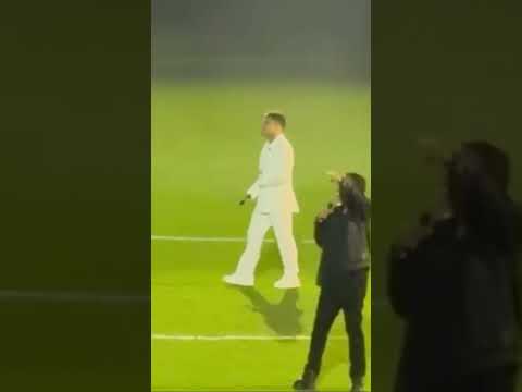 محمود الليثي و عمر كمال قبل بداية نهائي السوبر المصري في الإمارات الاهلي و الزمالك الاهلي