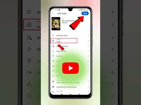YouTube Private Video Ko Public Kaise Kare 2026 How To Public YouTube Channel Private Video