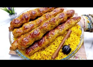 إنسي الشاورما والبانيه دي احسن طريقه تعمليها بيه كباب الدجاج مع الارز المبهر أتحداكي تقومي تعمليه