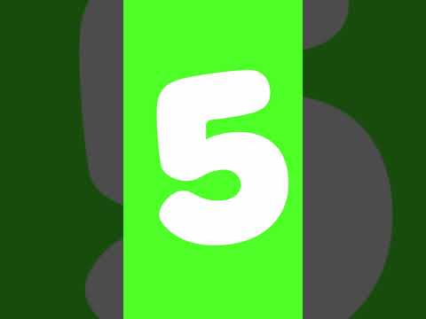 5 Number 5 Numbers Green Screen Free Video Green Screen Chroma Key Background Greenscreen 5k