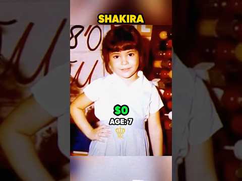 Shakira S EVOLUTION From Colombian Starlet To Music Queen 1977 2025 Evolution Shorts