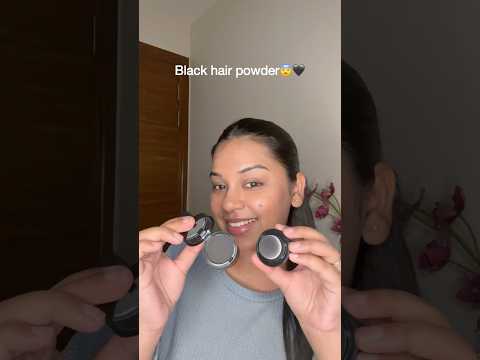 Black Hair Powder Best Solution For Hair Gaps Grey Hair Shorts Trending Viralvideo Hair