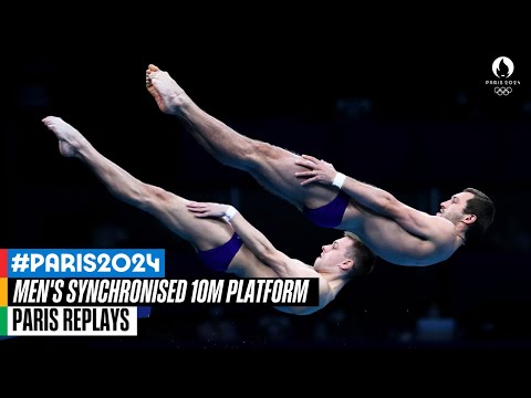 Men S Synchronised 10m Platform Final Full Replay Paris Replays