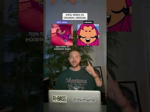 Viral Remix Vs Original Version Teen Titans Go Shorts Teentitansgo Cartoon Movie