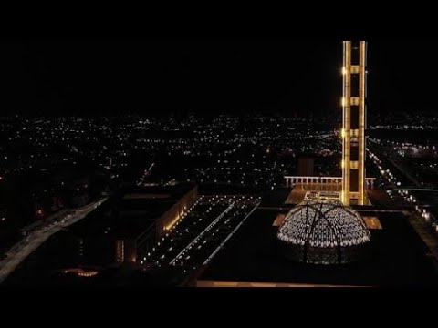 اقامة الصلاة الفجر من المسجد الاعظم الشريف