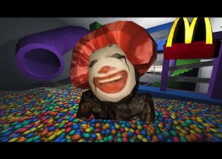 マックにある ボールプールでドナルド が襲ってくるホラーゲームがぶっ飛んでる 絶叫あり