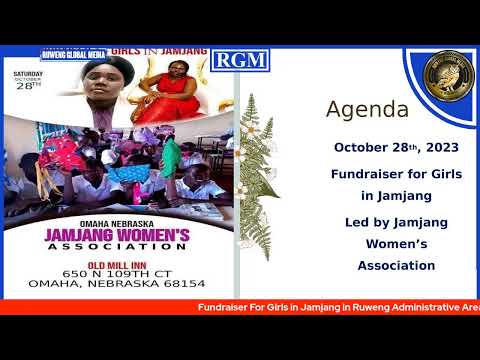 Fundraiser For Girls In Jamjang In Ruweng Administrative Area South Sudan