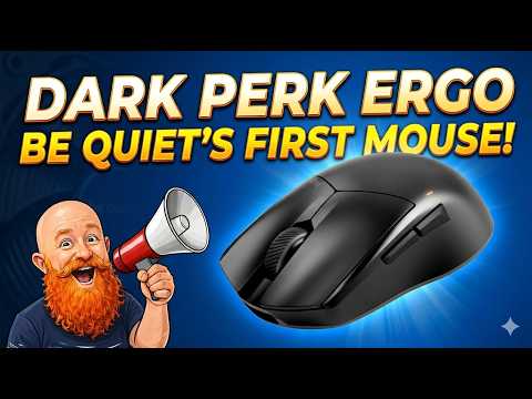 55g 8K Polling Silent Clicks Be Quiet Dark Perk Ergo Unboxing Review