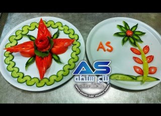 اطباق سلطه جديدة تقطيع الخيار تقطيع الخيار للزينه