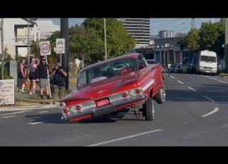 Modified Cars Leaving Cars And Coffee Brisbane October 2025