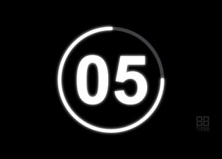 5 Second Countdown Timer With Clock Ticking Sound Finish Alarm Beep Timer Clock Countdown