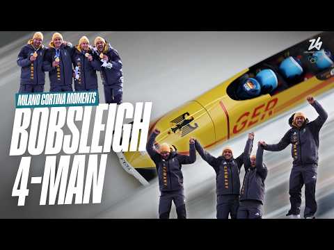 Germans Go One Two Bobsleigh Men S Four Man Milano Cortina Moments