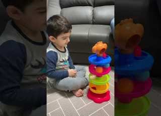 5 Layer Ball Drop And Roll Swirling Tower For Baby And Toddler Development Kidstoys Balldrop