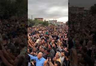 استقبال بی نظیر مردم عزیز بهشهر خلیل شهر مازندران از رحمان عموزاد پس از کسب مدال طلای جهان کشتی