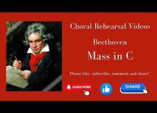  Beethoven Mass In C 5 Agnus Dei 4 Staves Soprano