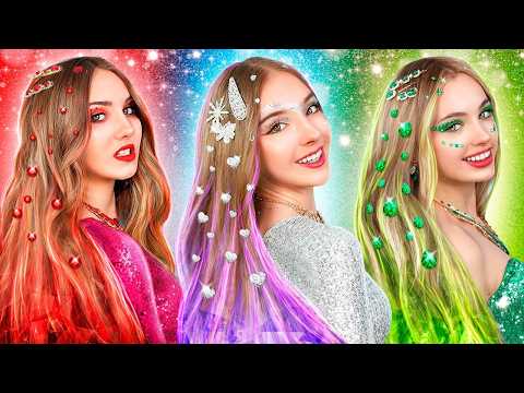 الياقوت والماس والزمرد في عائلة جديدة لقد تبنينا فتيات المجوهرات